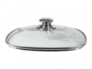 Крышка 260мм стекл квадратная обод пароотвод &mdash; Posudio