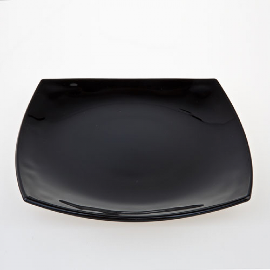 Обеденная тарелка 26см Luminarc Quadrato Black J0591 (D7200) фото 1 — Posudio