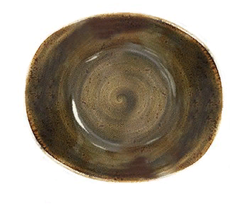 Тарелка глубокая H=3,5 L=21 B=19.5см 500мл Steelite Craft Brown 03011186 &mdash; Posudio
