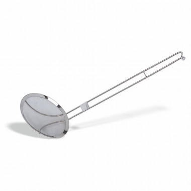 Шумовка сетчатая  d17см. L49см. металл  P.L. — Posudio