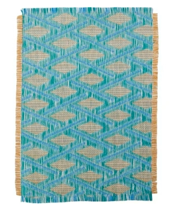 &quot;Сервировочная салфетка плетеная ETHNOSTYLE, голубая 45х30см&quot; — Posudio