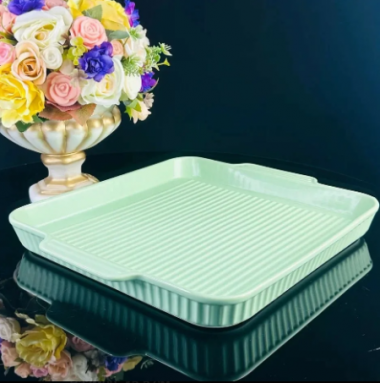 Квадратное блюдо для запекания 35,5см в под.уп.(х12)Фарфор 205-791 — Posudio