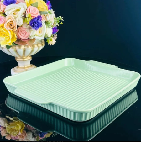 Квадратное блюдо для запекания 35,5см в под.уп.(х12)Фарфор 205-791 фото 1 — Posudio