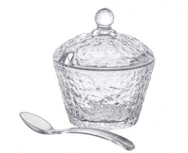 САХАРНИЦА "N'ICE" С ПЛАСТИК.ЛОЖКОЙ 250 МЛ 10*11,2 СМ 691-104 &mdash; Posudio