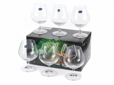 Бокал для бренди 400мл (6шт) Crystal Bohemia Lara 40415/400 &mdash; Posudio