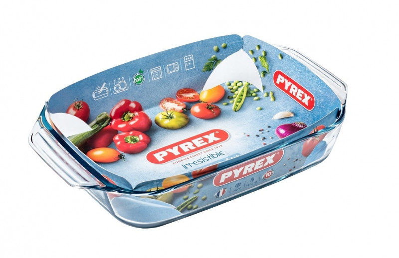 Блюдо прямоугольное 350х230мм, PYREX Irresistible 408В000/7046 фото 1 — Posudio