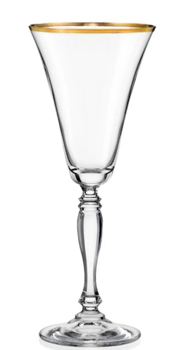 Бокал для вина 190мл (6шт) Crystal Bohemia Victoria 40727/20733/190 фото 1 — Posudio