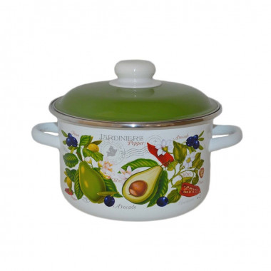 Кастрюля цил. 3л. белосн. Авокадо &mdash; Posudio