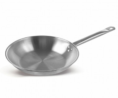 Сковорода 280/50 из нержав. стали Luxstahl — Posudio