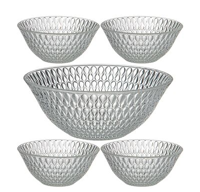 Набор салатников из 5шт. "SOHIO" 1600мл./300мл. фото 1 &mdash; Posudio