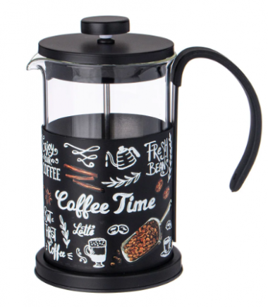 ФРЕНЧ-ПРЕСС AGNESS "COFFEE TIME" 600 МЛ  894-154 &mdash; Posudio
