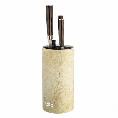LARA 05-103 Подставка для ножей  Beige (круглая) &mdash; Posudio