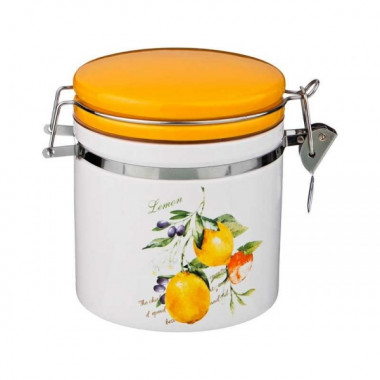 Банка д/сыпучих продуктов "Итальянские лимоны" 470мл &mdash; Posudio