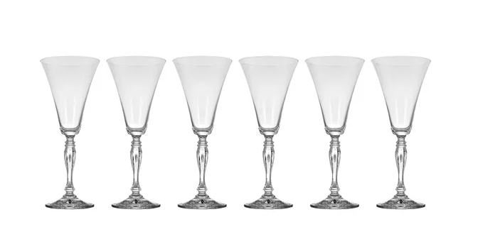 Бокал для вина 230мл (6шт) Crystal Bohemia Victoria 40727/20733/230 фото 1 — Posudio