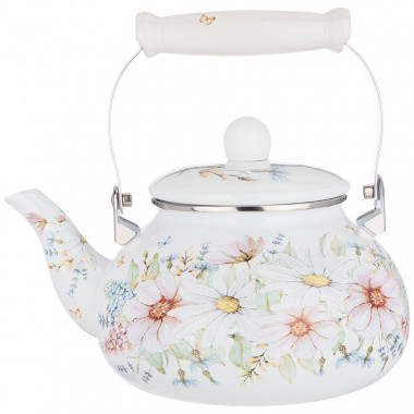 Чайник эмалированный 2,5л AGNESS "ДВОРЦОВЫЙ ПАРК " &mdash; Posudio