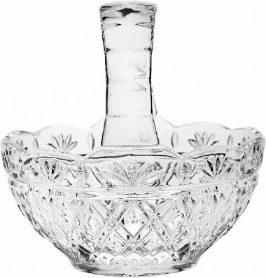 Корзинка 17см (хрусталь) Crystal Bohemia Giftware 990/91200/1/47800/170-109 — Posudio