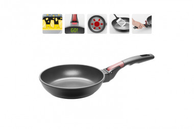 Сковорода с антипригарным покрытием и съёмной ручкой 20см, Nadoba Vilma, NAD728219 — Posudio