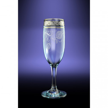 Набор бокалов 6пр. с рис. "Нежность"  (Гусь Хрустальный) TL34-419 &mdash; Posudio