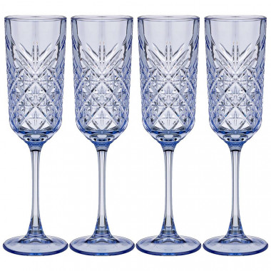 Набор Фужеров для шампанского из 4 шт.САПФИР 175мл. — Posudio