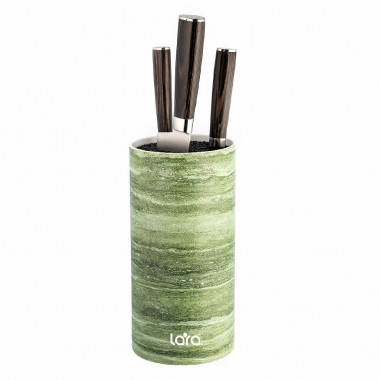 LARA 05-103 Подставка для ножей Green (круглая) &mdash; Posudio