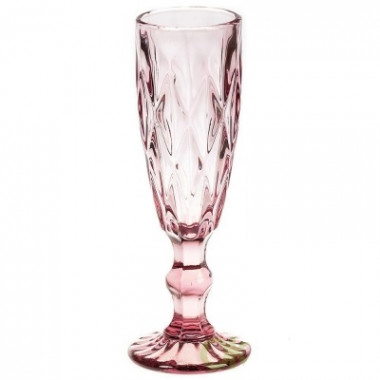 Бокал флюте 150мл. фиолетовый 6шт. в наборе  P.L. &mdash; Posudio