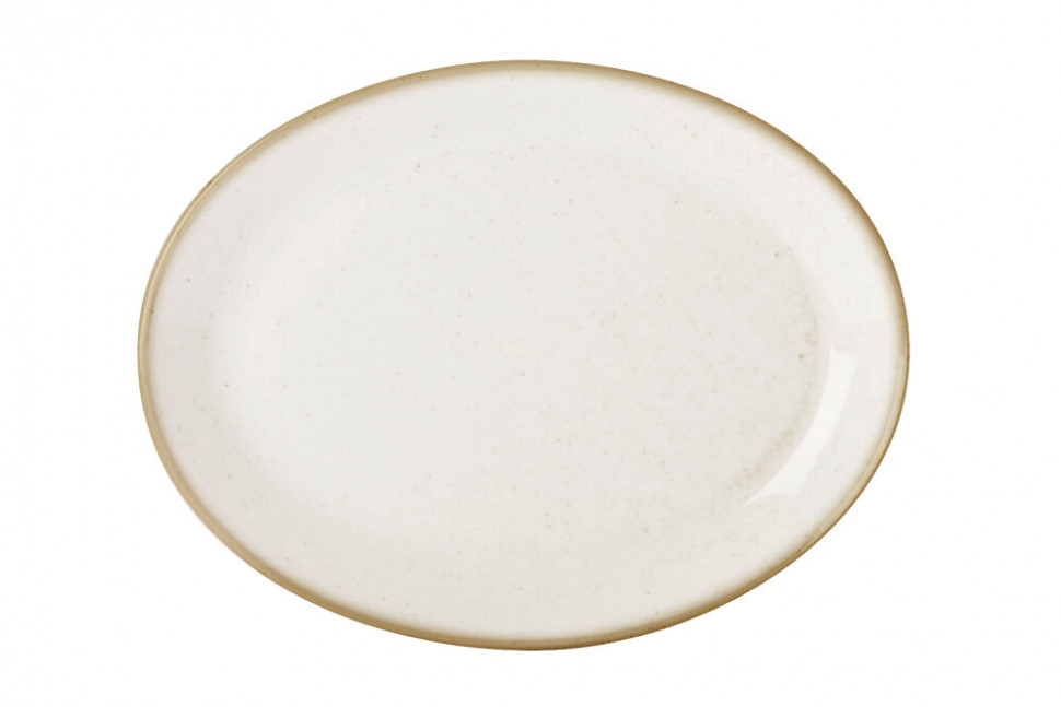 Тарелка 36см овальная Porland Seasons Bej 112136 фото 1 — Posudio