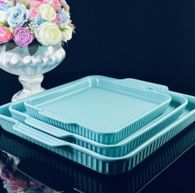 Квадратное блюдо для запекания 25см в под.уп.(х24)Фарфор 205-849 — Posudio