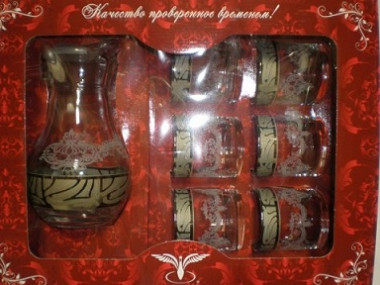 Набор для воды 7пр с рис."Мускат" (Гусь Хрусталь) GE05-3944/807 &mdash; Posudio