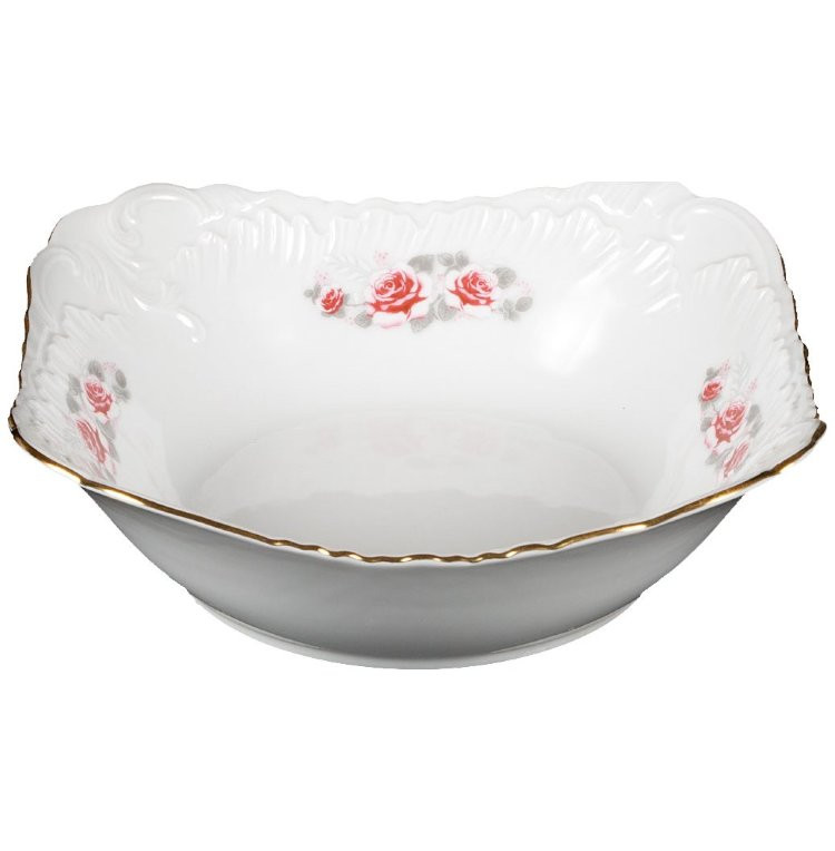 Салатник 24см Cmielow Rococo Роза 0033610 G577 фото 1 — Posudio