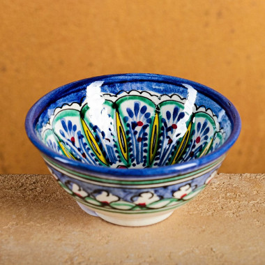 Пиала большая Риштанская Керамика, 0.2 л, 11.5см МИКС — Posudio