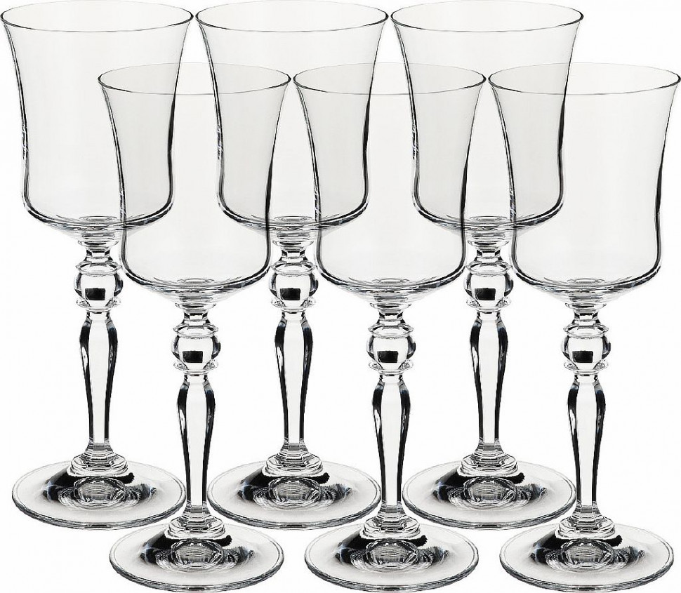 Бокал для вина 185мл (6шт) Crystal Bohemia Grace 40792/DS00381/185 фото 1 — Posudio