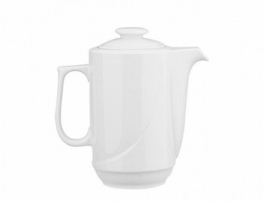 Акция Кофейник 1200 см3 бел.1с (Башкирский фарфор) — Posudio