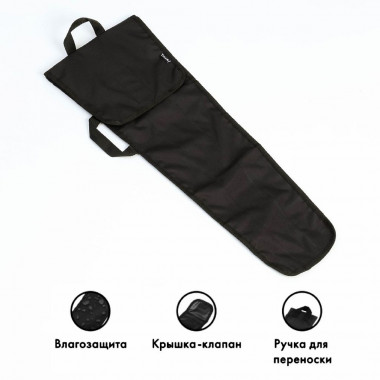 Чехол для шампуров, оксфорд 600, чёрный, 23 х 75 см — Posudio