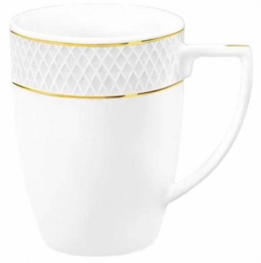 Кружка Diamond 450мл. с золотом — Posudio