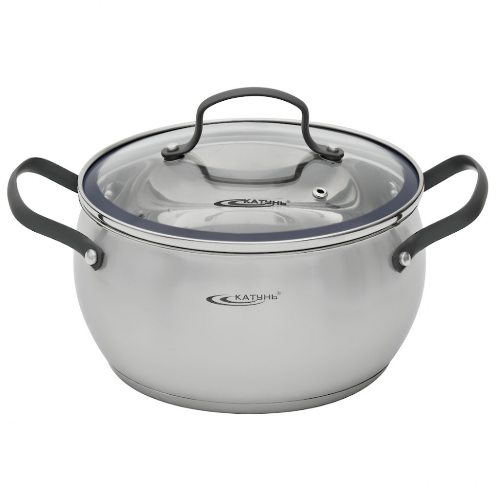 Кастрюля  4,5л [АГАТА] 22*12,5см фото 1 — Posudio