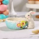 Конфетница Доляна «Зайка», 250 мл, цвет голубой 7434245 &mdash; Posudio