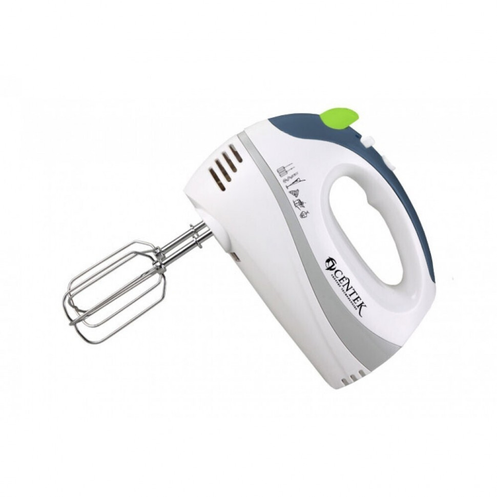 Миксер CENTEK CT-1104 280ВТ  белый/серый фото 1 — Posudio
