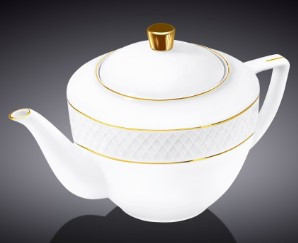 Чайник заварочный Diamond 900мл. с золотом — Posudio