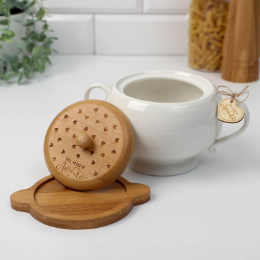 Сахарница &quot;РАДОСТЬ КАЖДЫЙ ДЕНЬ&quot; 350мл. — Posudio