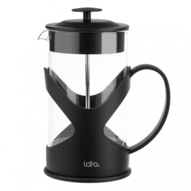 Френч-пресс LR06-56-600 стальной фильтр (LARA) 600 мл. &mdash; Posudio
