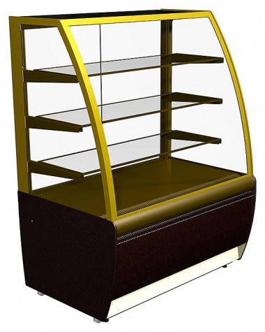 Витрина кондитерская Carboma K70 VV 1,3-1 (ВХСв - 1,3д Люкс) — Posudio