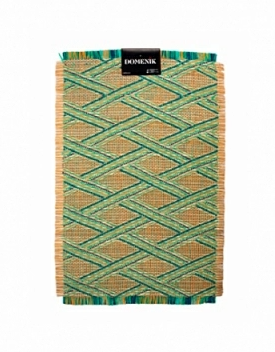 &quot;Сервировочная салфетка плетеная ETHNOSTYLE, зеленая 45х30см&quot; — Posudio
