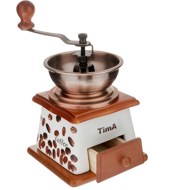 Кофемолка деревянная ручная TimA  SL-073 фото 1 &mdash; Posudio