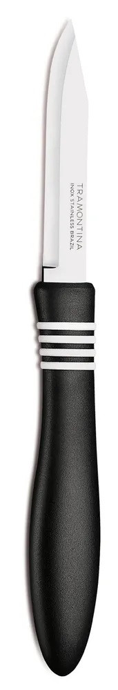 Нож д/очистки овощей 7,5см Cor&amp;Cor черн. TR — Posudio