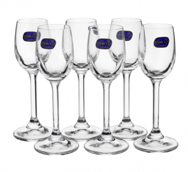 Рюмка 65мл (6шт) Crystal Bohemia Lara 40415/65 &mdash; Posudio