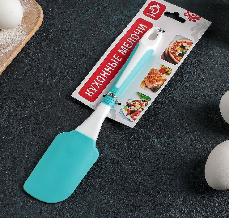 Лопатка "Профи" 24*5*1,5см. цвет голубой фото 1 — Posudio