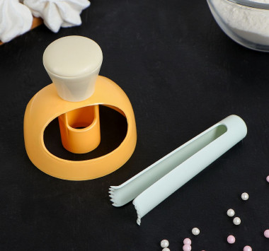 Набор для изготовления пончиков с щипцами &quot;Ваниль&quot; — Posudio