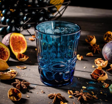 Стакан &quot;Ла-Манш&quot; 220 мл 8,2х8,2х10,2, цвет синий — Posudio