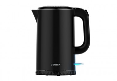 Чайник Centek  CT-0020 (BLACK) металл 2200Вт  1,7л — Posudio