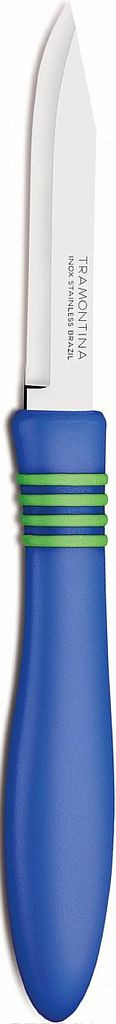 Нож д/очистки овощей 7,5см Cor&amp;Cor син. TR — Posudio
